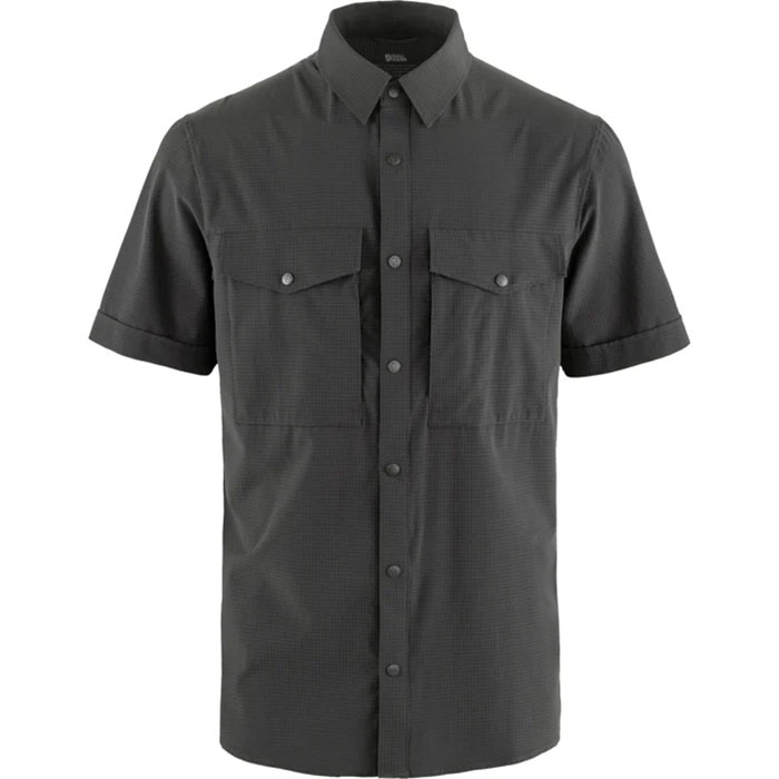 Fjällräven Abisko Trekking Shirt   Herre   Mænd-dark Grey-  Skjorter