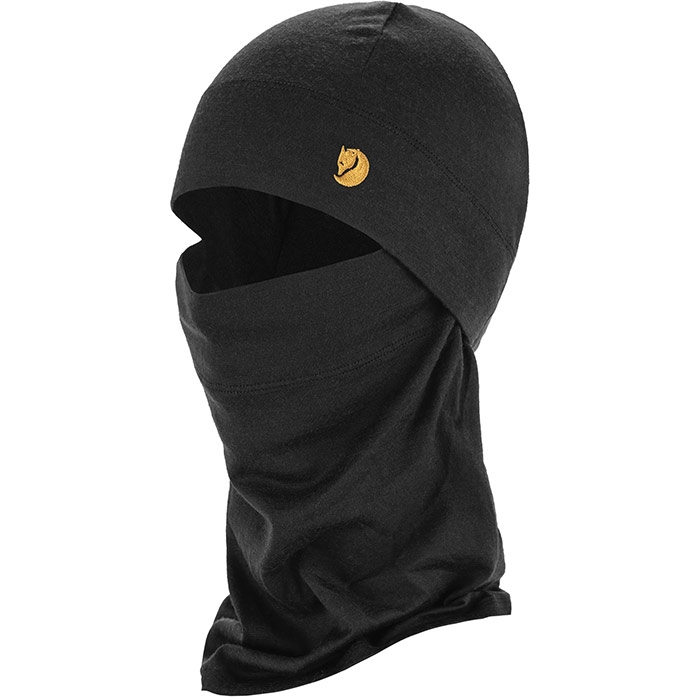 Fjällräven Bergtagen Merino Balaclava-black-    Skimaske  Halstørklæde