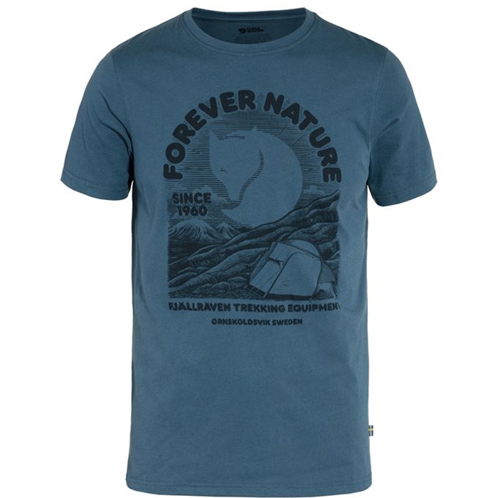 Fjällräven Equipherre   Mændt  -shirt Herre   Mænd-indigo Blue-    -shirt  Polo-shirt