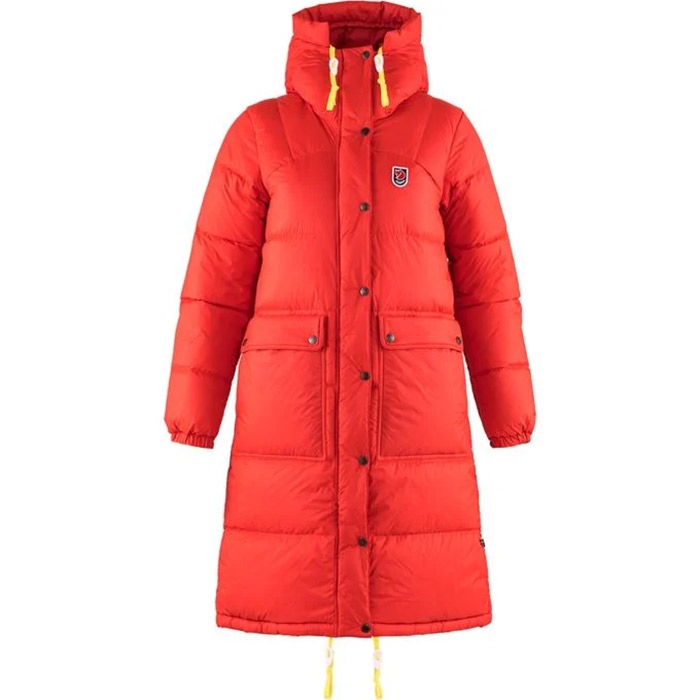 Fjällräven Expedition Long Down Parka Kvinder   Damer-true Rød-  Jakker