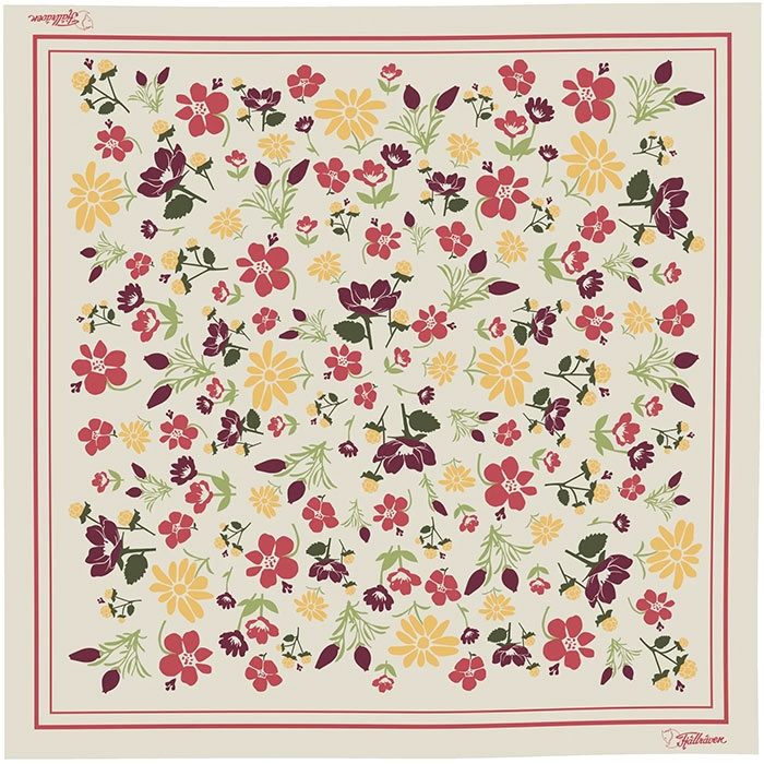 Fjällräven Fjällblomster Bandana-chalk White Bandana
