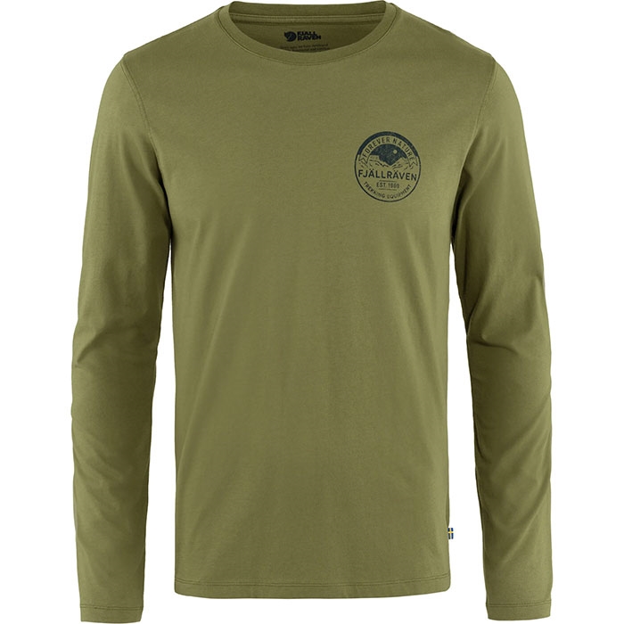 Fjällräven Forever Nature Badge   Herre   Mænd-caper Green-   -shirt  Polo-shirt