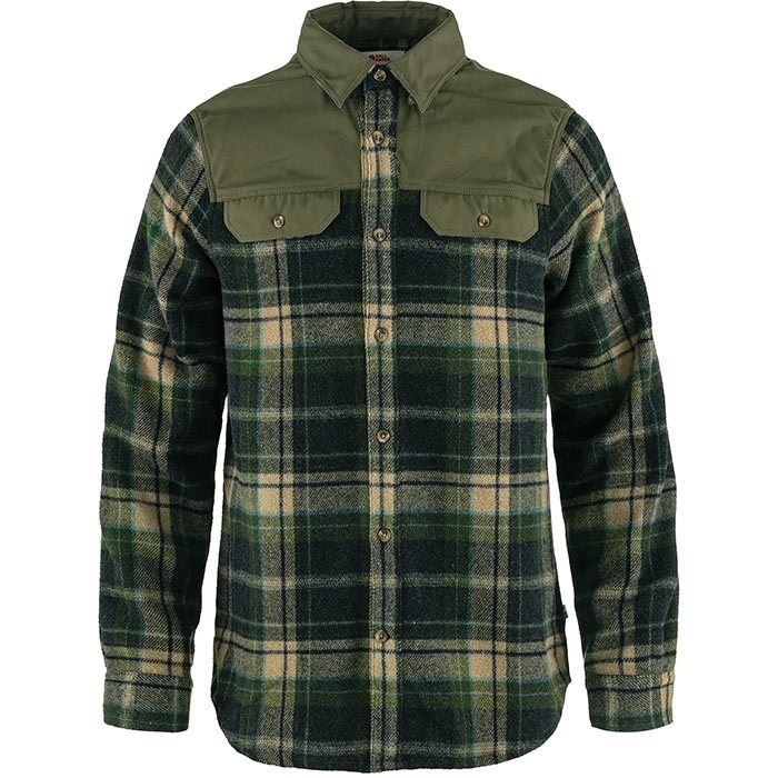 Fjällräven Granit Shirt Herre   Mænd  Laurel Green-  Skjorter