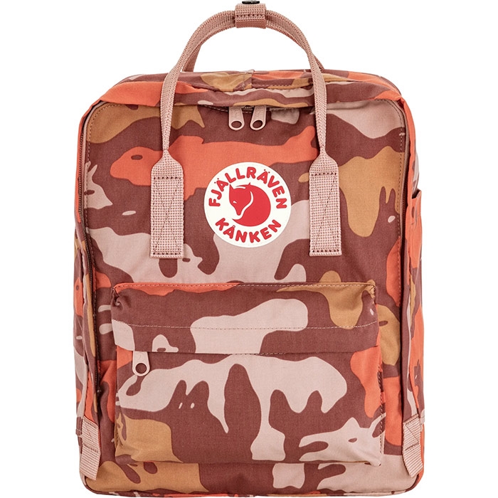 Fjällräven Kånken Graphics 16l-chalk Rose-hidden Animals Skoletasker   -rygsække