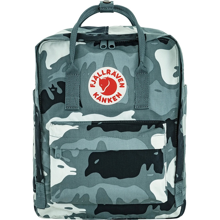 Fjällräven Kånken Graphics 16l-nimbus Blue-hidden Animals Skoletasker   -rygsække