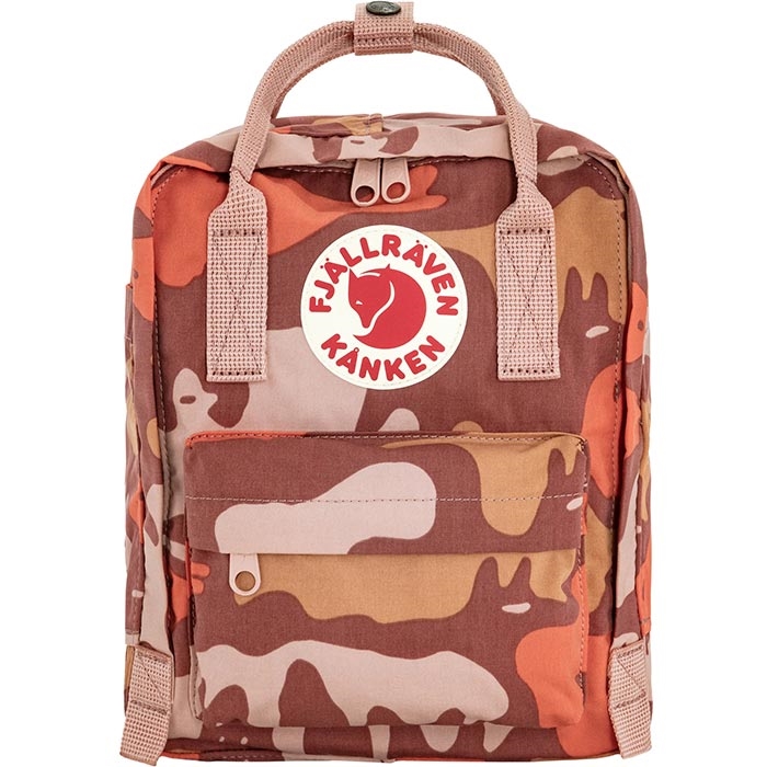 Fjällräven Kånken Graphics Mini 7l-chalk Rose-hidden Animals Børnetasker