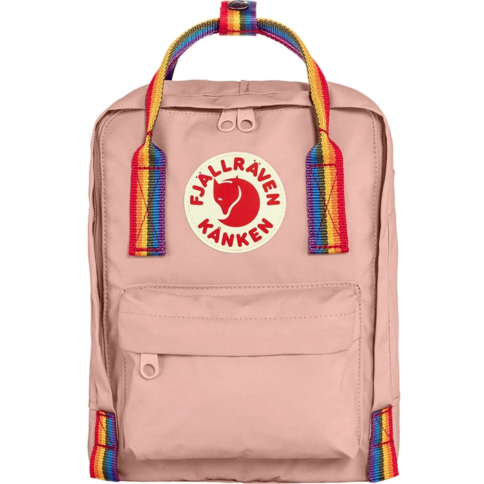 Fjällräven Kånken Rainbow Mini 7l-chalk Rose Børnetasker