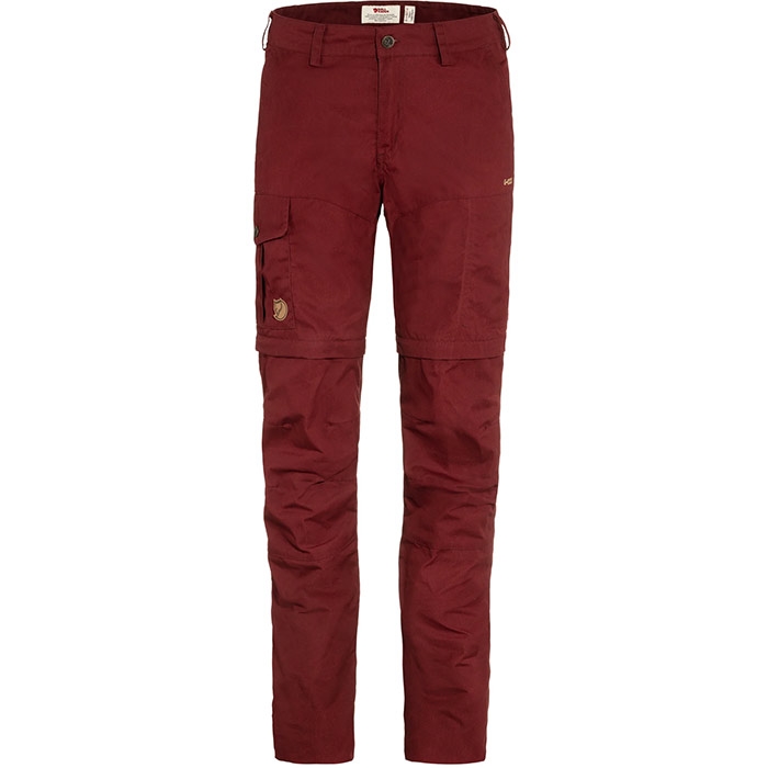 Fjällräven Karla Pro Zip-off Trousers Woman-bordeaux Red-34 Bukser