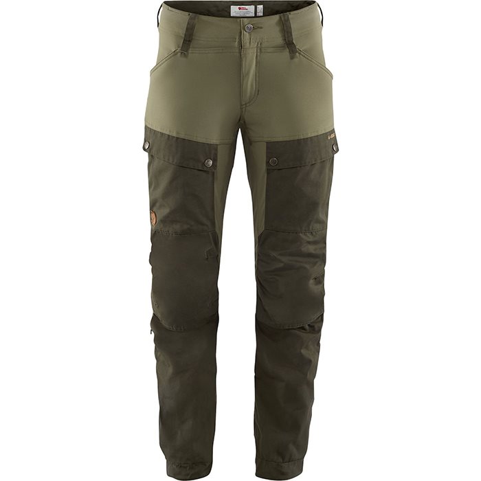 Fjällräven Keb Bukser Dame Kort-deep Grøn   Laurel Grøn-38 Dametøj