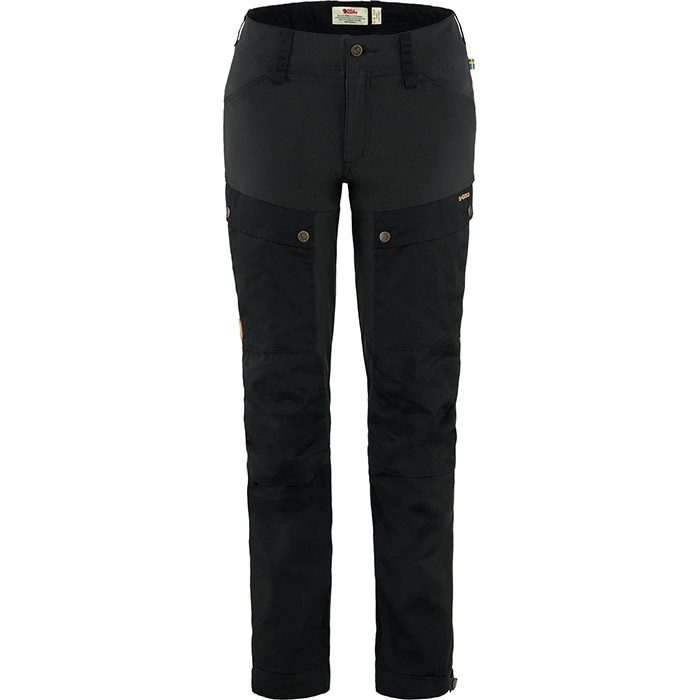 Fjällräven Keb Trousers Kvinder   Damer-black-46-short Bukser