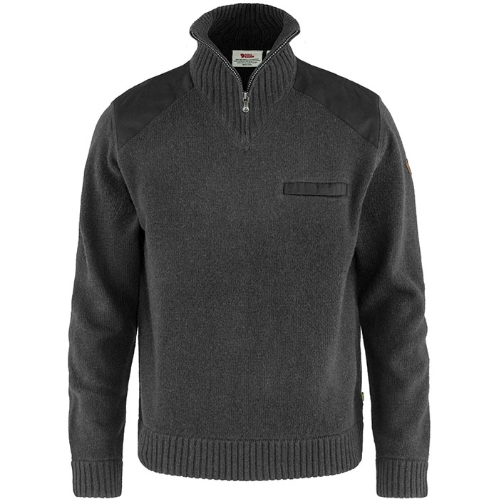 Fjällräven Koster Sweater Uldtrøje-dark Grey-   Trøjer