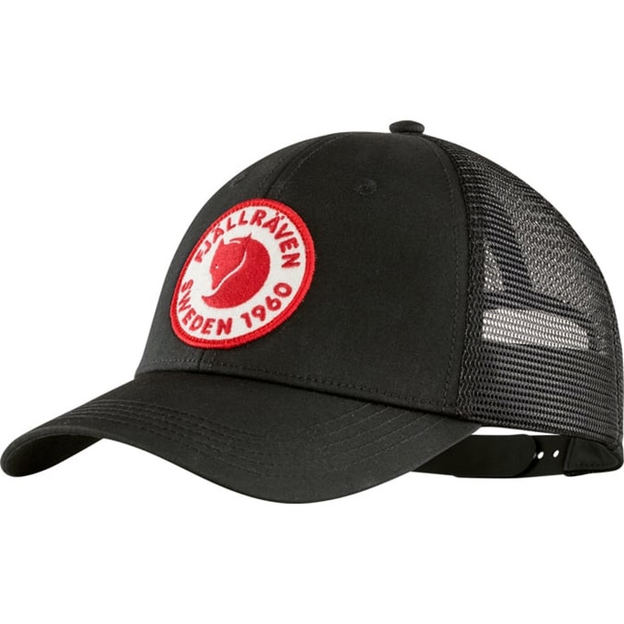 Fjällräven 1960 Logo Långtradarkeps-black-    Baseball Cap  Kasket