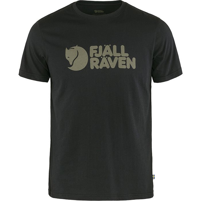 Fjällräven Logo  -shirt Herre   Mænd-sort-    -shirt  Polo-shirt