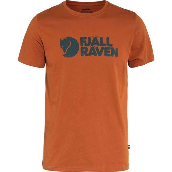 Fjällräven Logo  -shirt Herre   Mænd-terracotta Brun-    -shirt  Polo-shirt