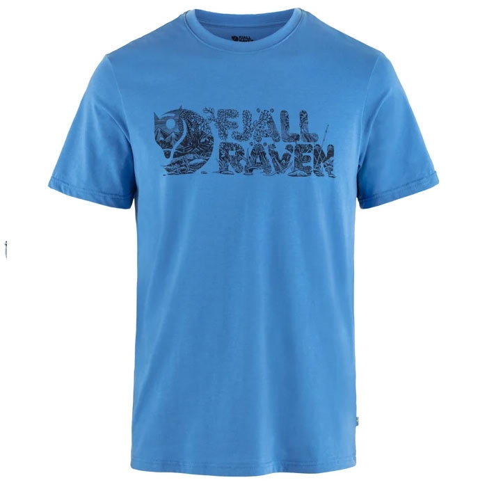 Fjällräven Lush Logo  -shirt-  Blue-    -shirt  Polo-shirt