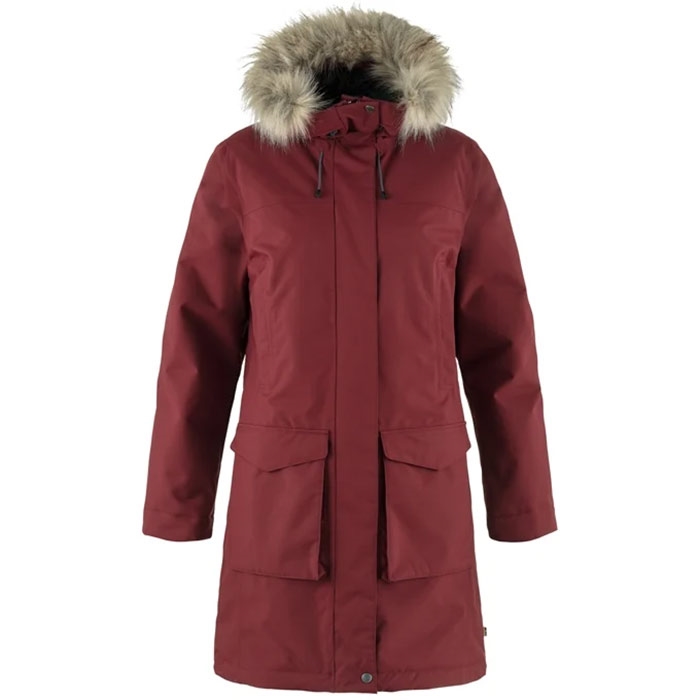 Fjällräven Nuuk Lite Parka Kvinder   Damer-rød Rød-  Vinterjakker