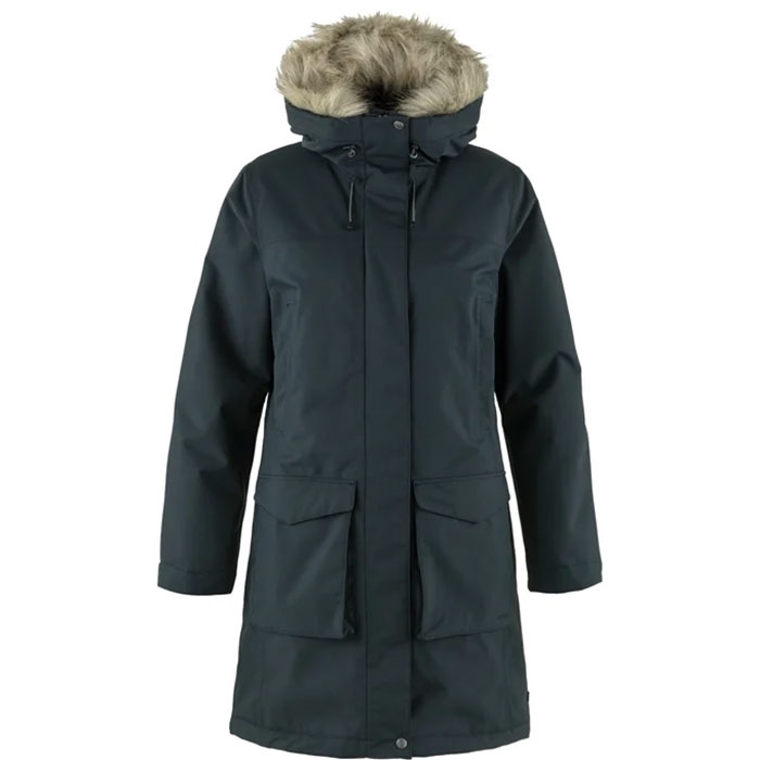 Fjällräven Nuuk Lite Parka Kvinder   Damer-mørkeblå-  Vinterjakker