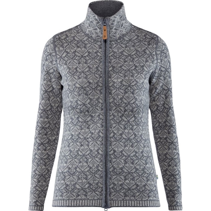 Fjällräven Snow Cardigan Woman-grå- Trøjer