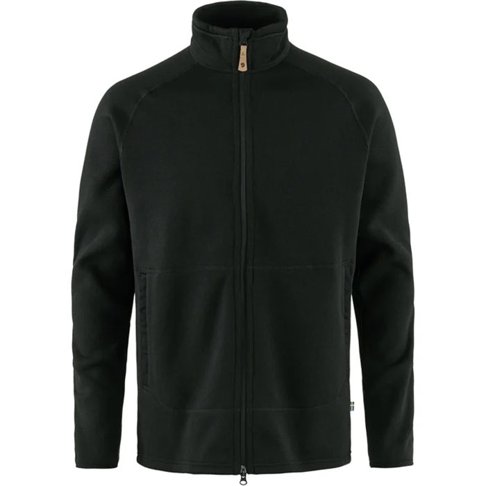 Fjällräven övik Fleece Sweater Herre   Mænd  Sort-   Fleecejakker