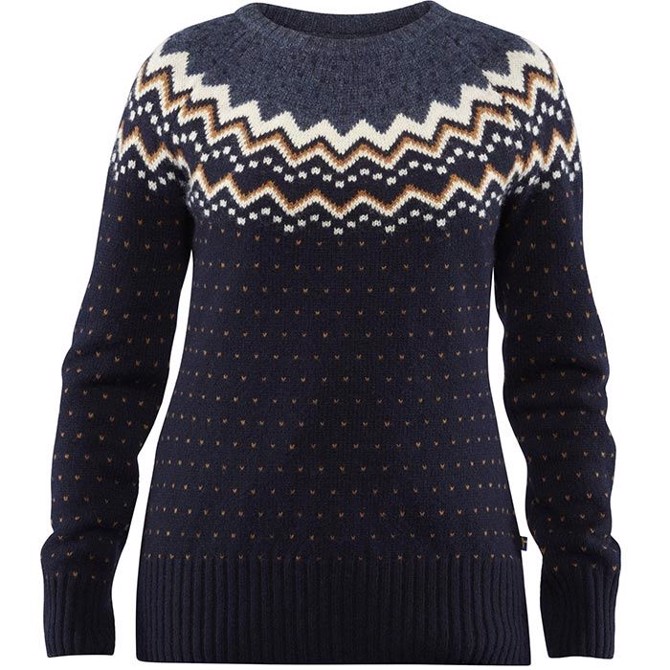 Fjällräven övik Knit Sweater  -dark Navy-  Trøjer