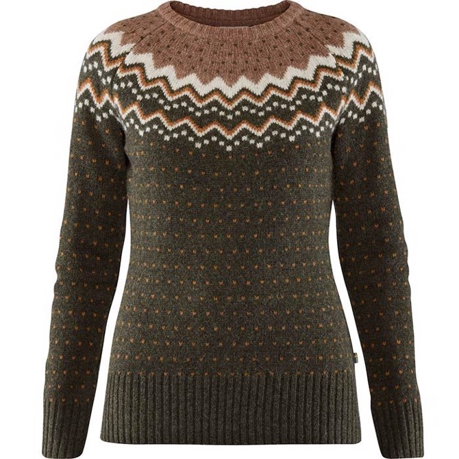 Fjällräven övik Knit Sweater  -deep Forest-  Trøjer