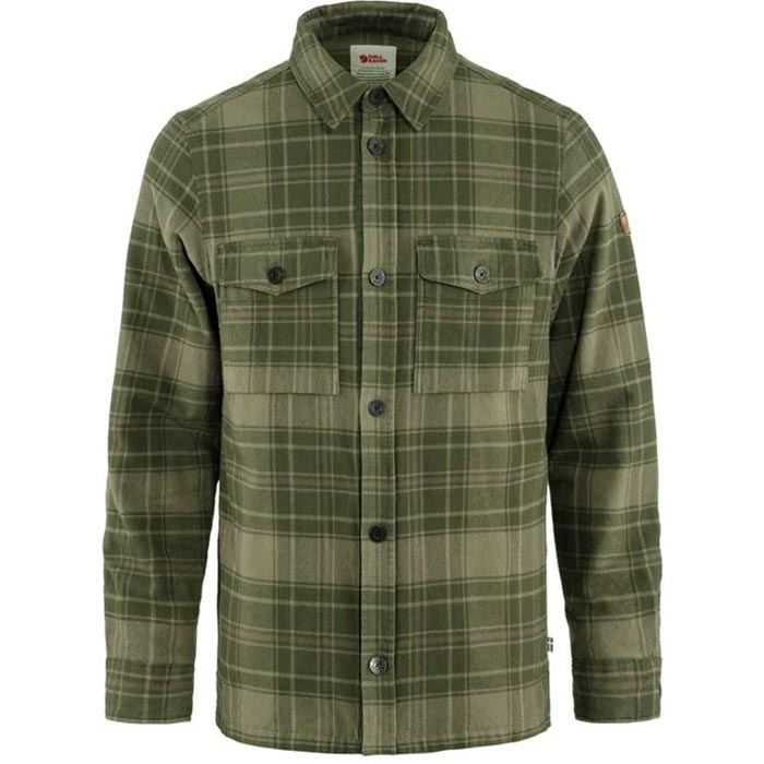 Fjällräven övik Lite Padded Shirt    Grøn    Grøn-  Skjorter