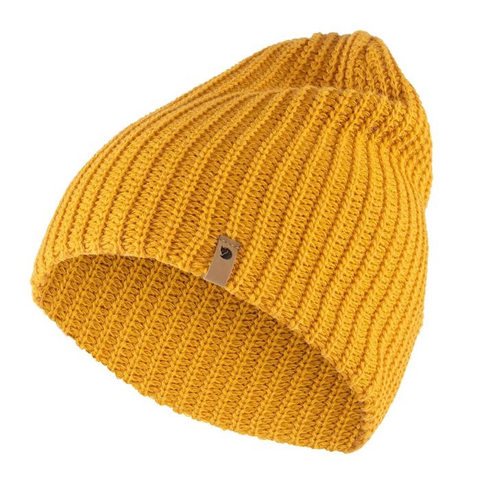 Fjällräven övik Melange Beanie-gul Gul Hue
