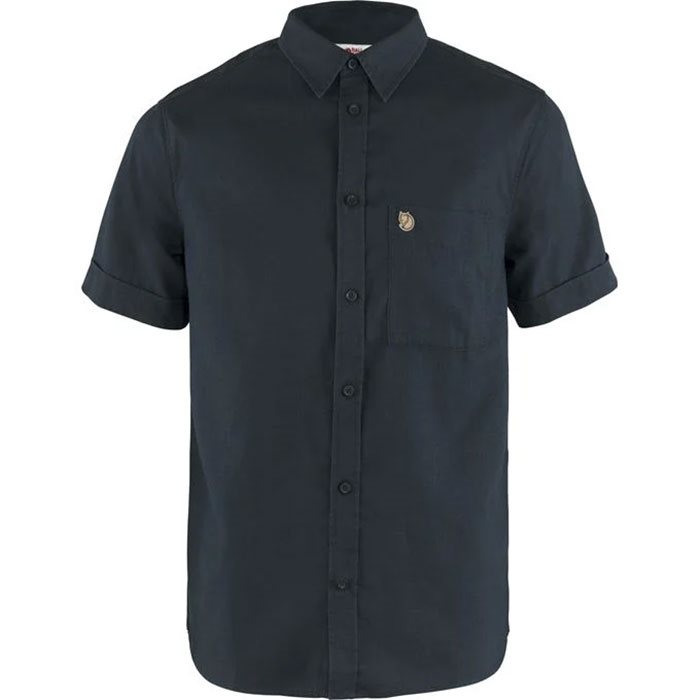 Fjällräven övik Travel Shirt Herre   Mænd-dark Navy-   Skjorter