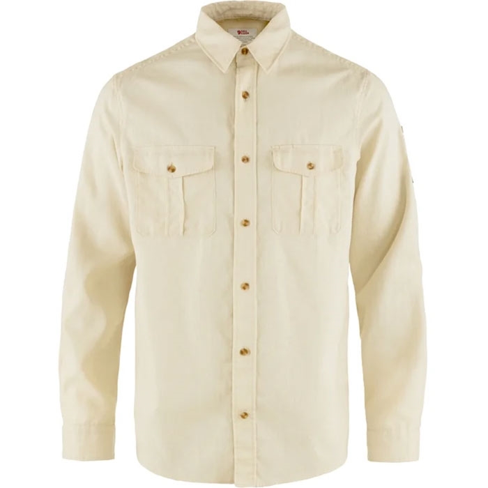 Fjällräven övik Travel Shirt   Herre   Mænd-chalk White-  Skjorter
