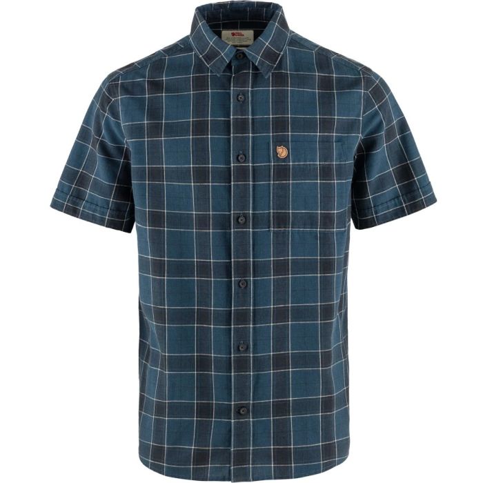 Fjällräven   Vik Travel Skjorte   Indigo Blue-dark Navy