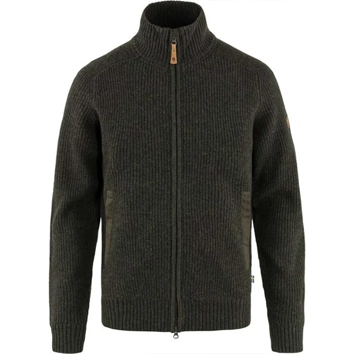Fjällräven övik Zip Cardigan Knit Herre   Mænd-grøn-   Trøjer