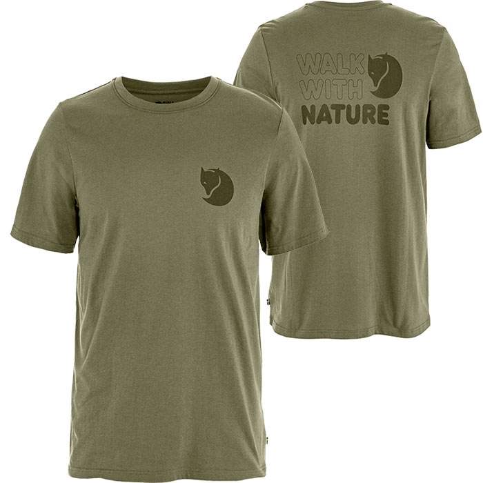 Fjällräven Walk With Nature  -shirt-green-    -shirt  Polo-shirt