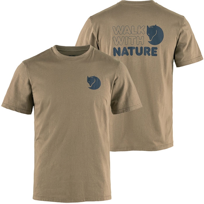 Fjällräven Walk With Nature  -shirt-suede Brown-    -shirt  Polo-shirt