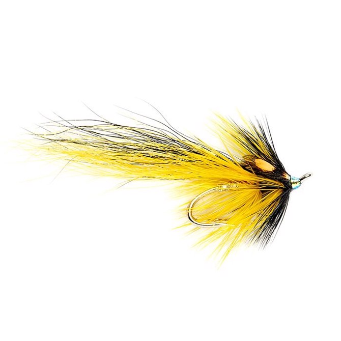Rød Salmon     Double  Lakseflue  Str    Fluer
