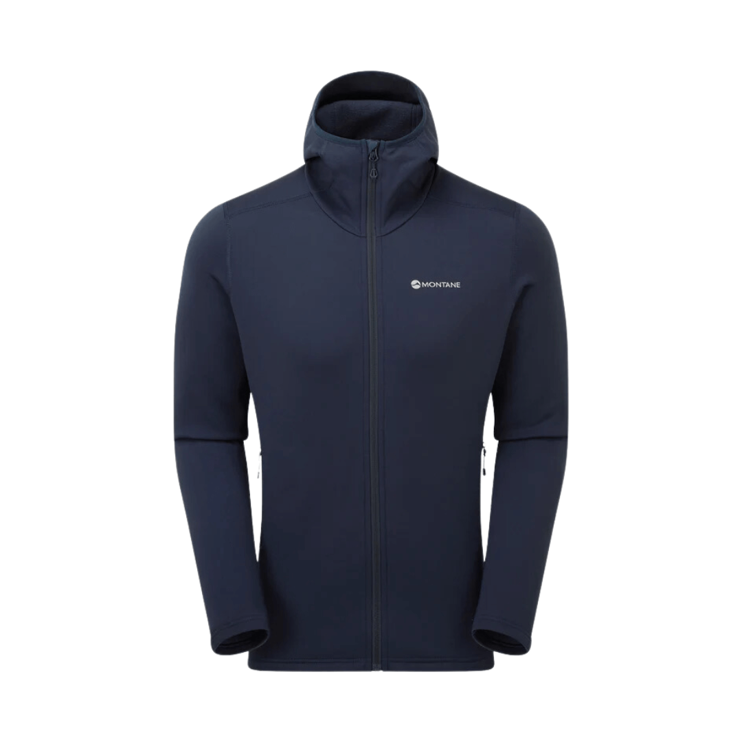 Fleecejakke Herre Montane Fury Hoodie Blå