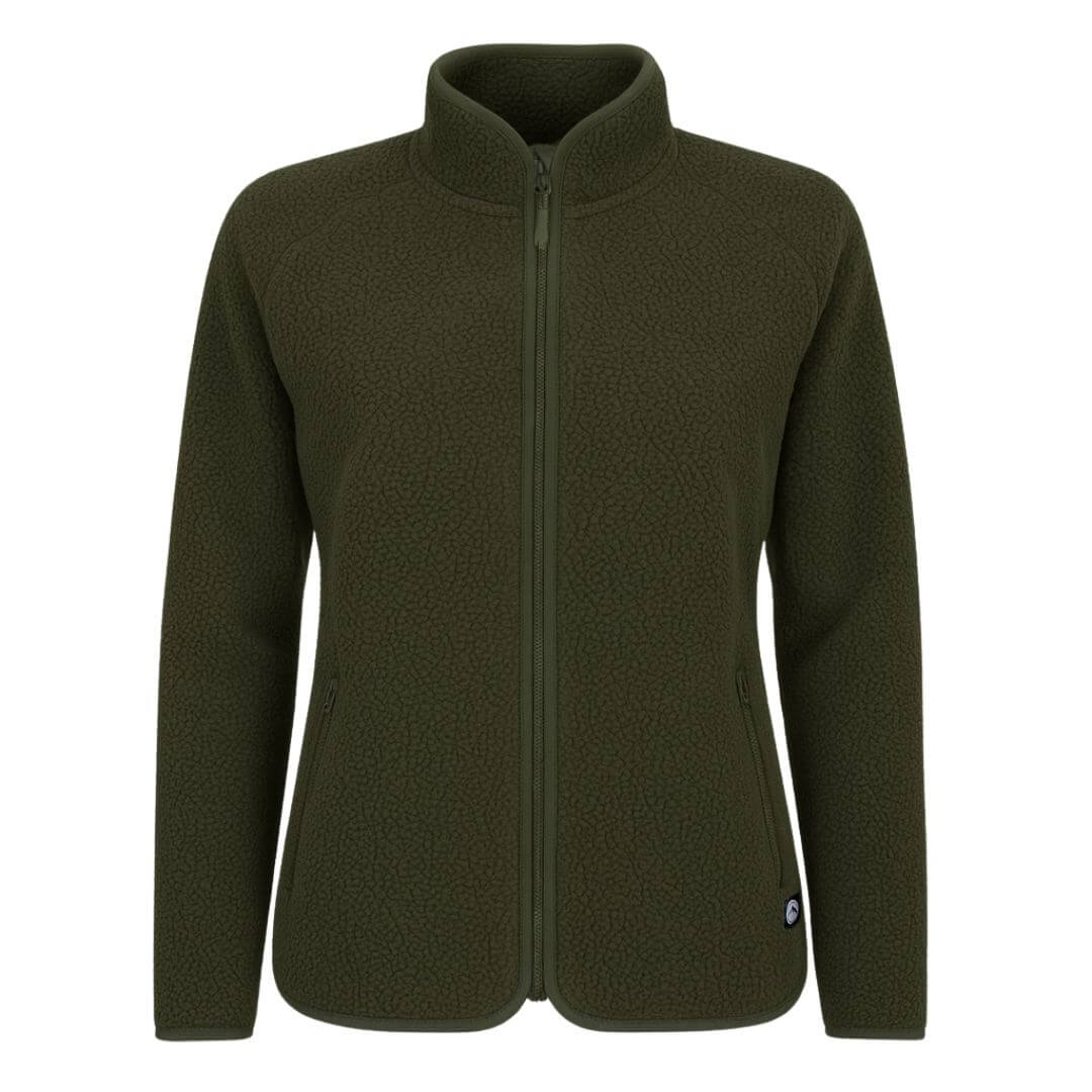 Fleecetrøje Dame   Treklife Sherpa V2   Grøn