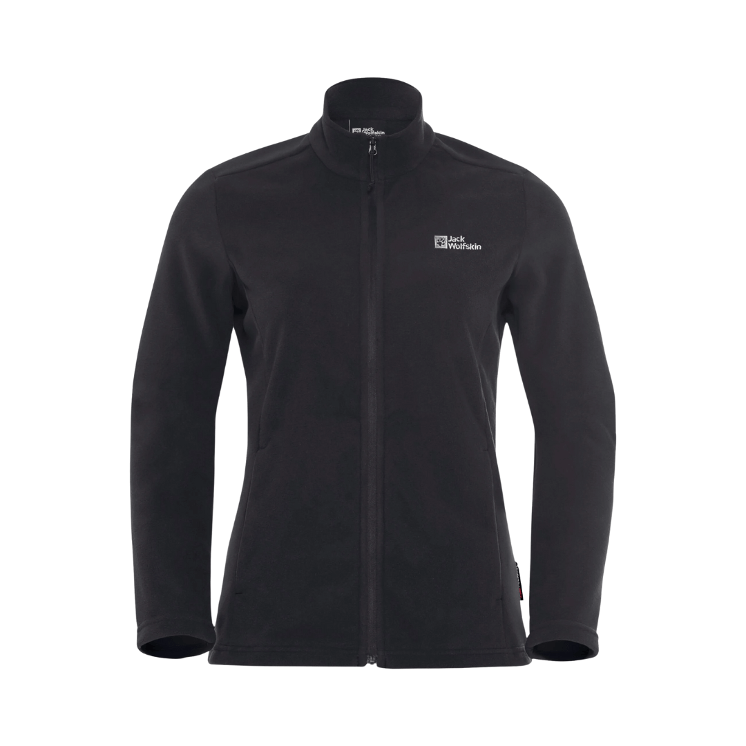 Fleecetrøje Til Dame Jack Wolfskin Taunus     Sort