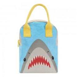 Fluf Zipper Lunch Bag Shark