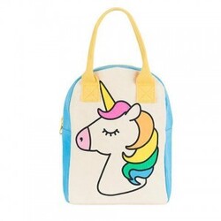 Fluf Zipper Lunch Bag Unicorn