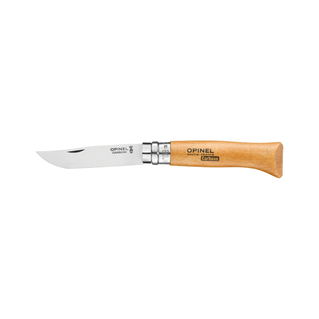 Foldekniv Opinel           Carbon Steel Bøg