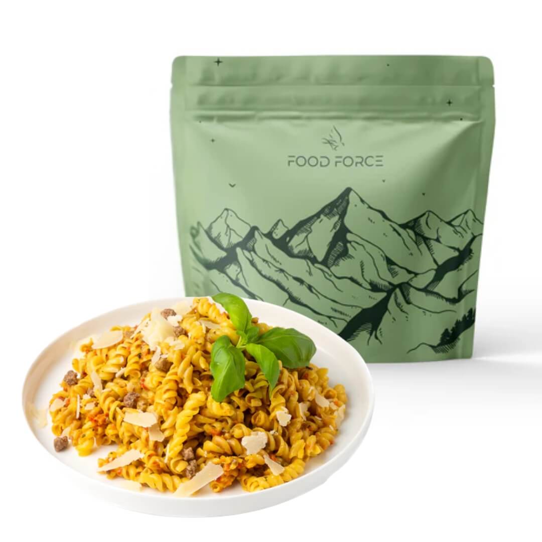 Frysetørret Mad Cremet Pasta Med Oksekød