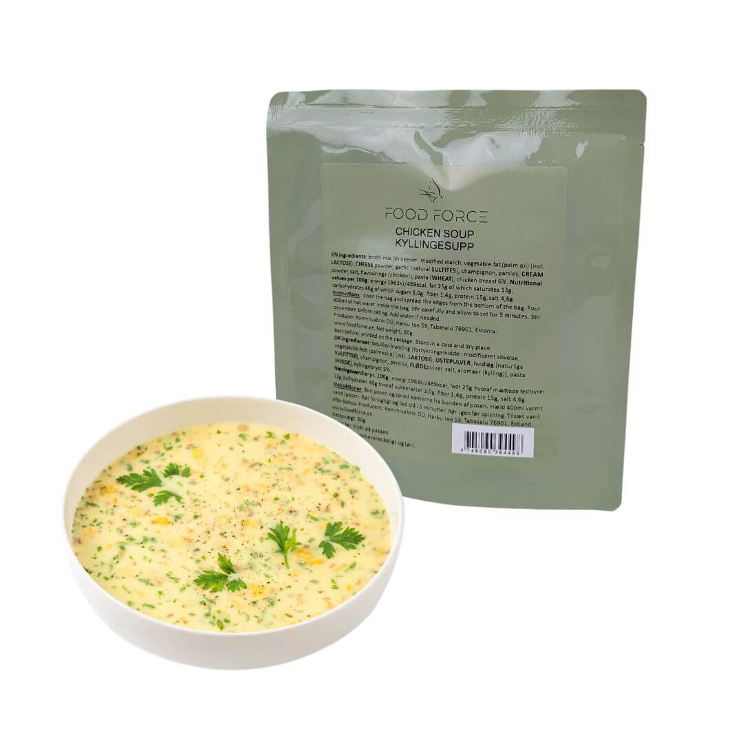 Frysetørret Mad Kyllingesuppe