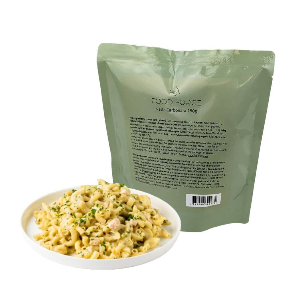 Frysetørret Mad Pasta Carbonara