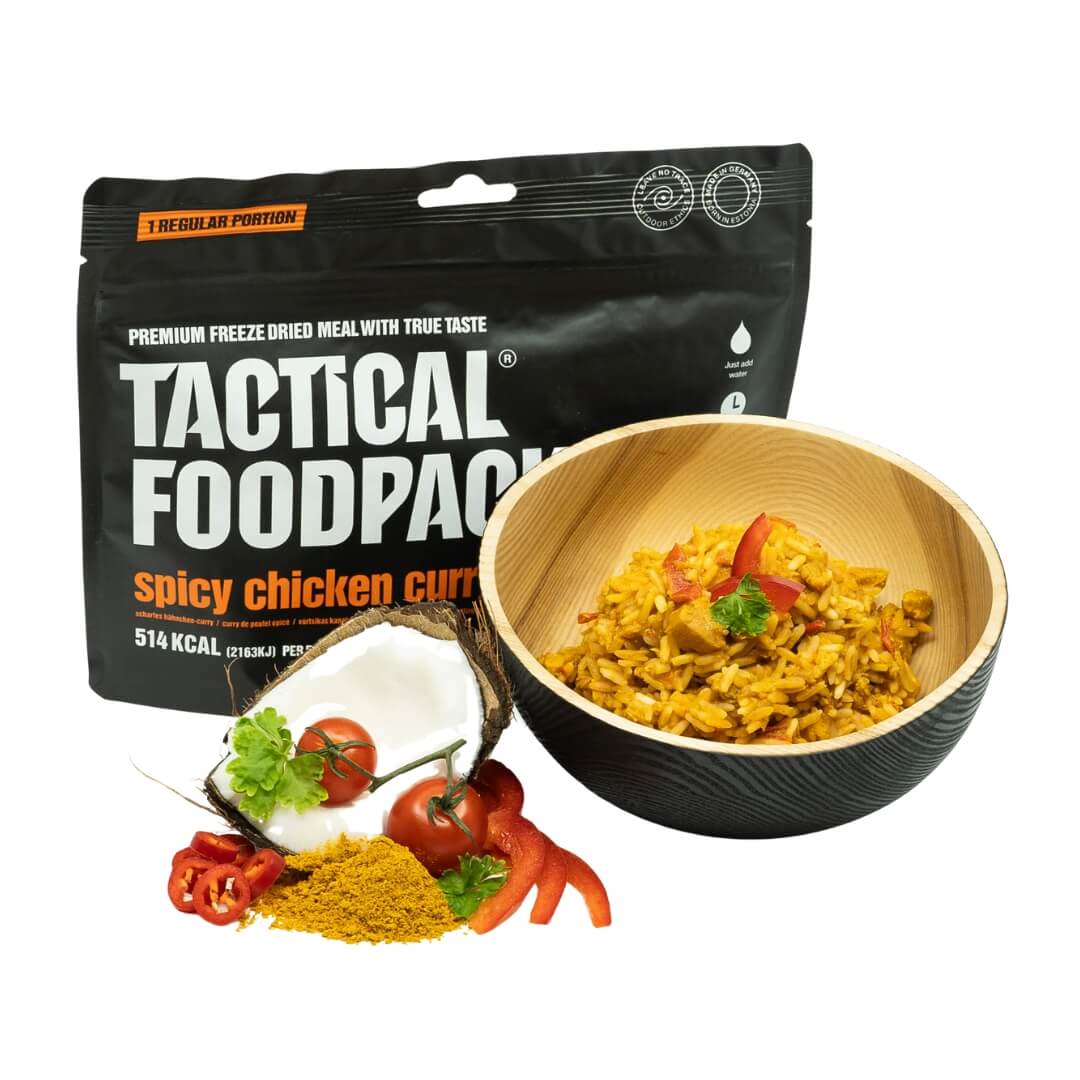 Frysetørret Mad Tactical Foodpack Krydret Kylling   Karry