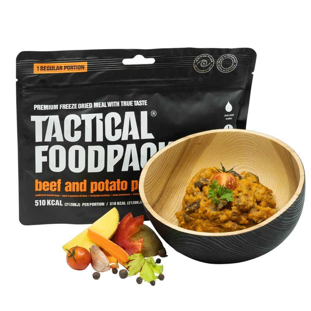Frysetørret Mad Tactical Foodpack Oksekød   Kartoffelgryde