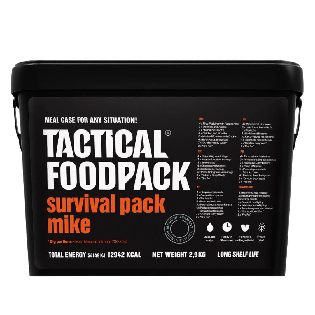 Frysetørret Mad Tactical Foodpack Overlevelsespakke Mike