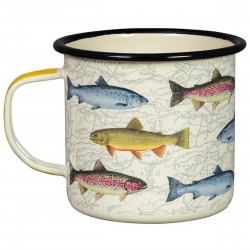 Gentlemen   Hardware Enamel Mug Emaljekrus Fish Fisk