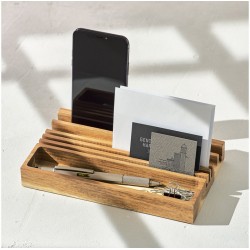 Gentlemen   Hardware Wooden Desk Organizer Opbevaring