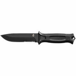 Gerber Strongarm Fixed  Serrated  Black    Kniv