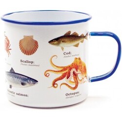 Gift Republic Enamel Mug Sea Life Krus